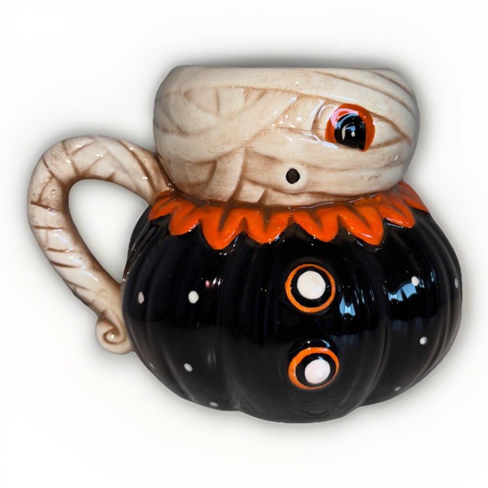 Johanna Parker Mummy Halloween Pumpkin Peep Mug